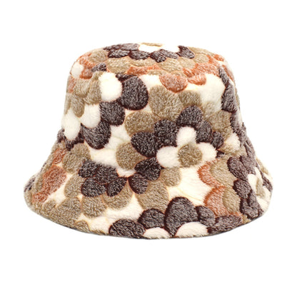 Fashion Fisherman Plush Outdoor All-matching Warm Bucket Hat