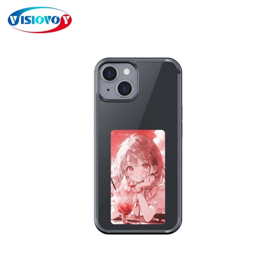 Cute Girl Smart Phone Case For iphone 15 14 13 Pro Max DIY Phone Cover NFC Function High-tech Anime Cartoon Funda 3 Color Screen